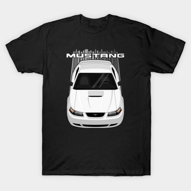 Mustang GT 1999 to 2004 SN95 New Edge - White T-Shirt by V8social